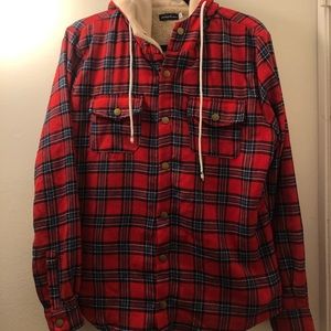 Something Borrowed Flannel Hoodie